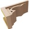 Ekena Millwork 7"W x 14"D x 7"H Wide Sheridan Rough Cedar Woodgrain TimberThane Corbel, Primed Tan CORUR07X14X07SHERCPR - alternate 5